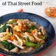 a bowl of rad na with text overlay "Rad Na the hidden gem of thai street food"