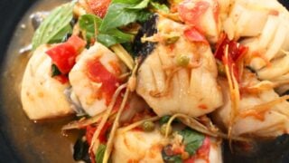 Fish and Herbs Stir Fry pad cha pla