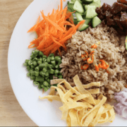 Shrimp paste fried rice