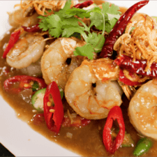 Tamarind Shrimp กุ้งผัดมะขาม (goong pad makam)-image
