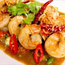 Thai Tamarind Shrimp (goong pad makam)-image