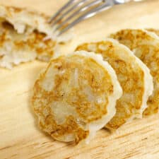 Thai Chewy Banana Coconut Pancakes แป้งจี่ Recipe & Video