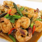 shrimp chili paste stir fry