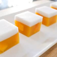 Mango Coconut Jelly Cubes วุ้นมะม่วง (Woon Mamuang)-image