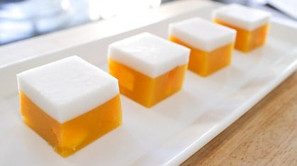 Mango Coconut Agar Agar Jelly - Recipe & Video Tutorial