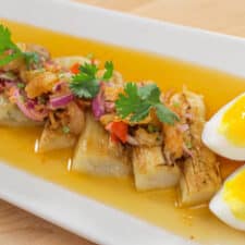Grilled Eggplant Salad ยำมะเขือยาว-image