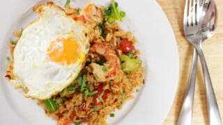 Tom Yum Fried Rice Recipe Video Tutorial