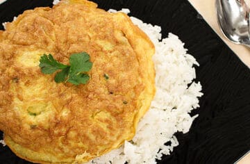 Thai pork omelette