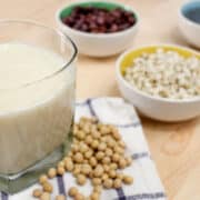 Homemade soy milk