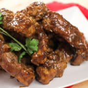 Honey soy BBQ ribs