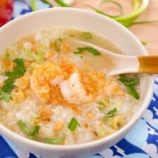 Thai Breakfast Rice Soup with Shrimp (Khao Tom Goong)-image