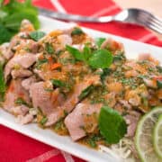 Garlic lime pork