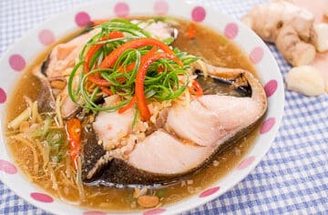 steamed fish with ginger
