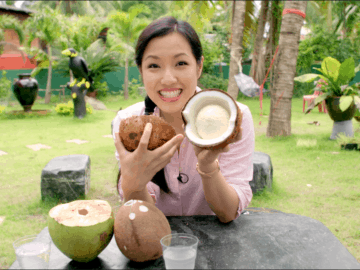 How coconut milk is made