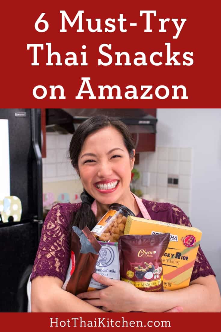 6 Must-Try Thai Snacks you can buy on Amazon! #thaifood #thaisnacks #amazon