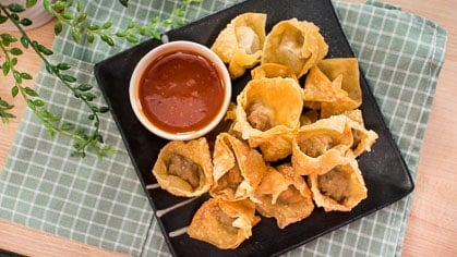 deep fried wonton fillings