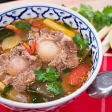 Thai Oxtail Soup ซุปหางวัว - Recipe & Video Tutorial