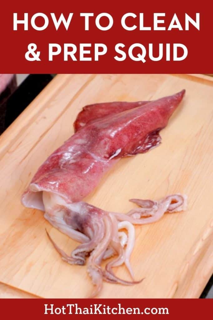 Like squid but don't know how to break down a whole squid? It's super easy, this video is all you need! #squid 