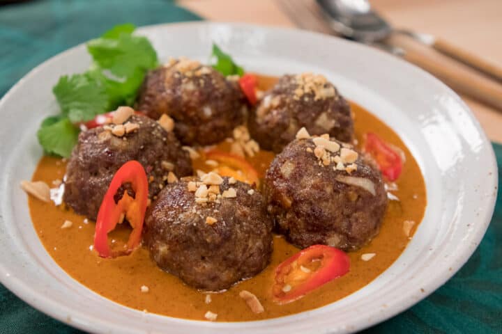 Massaman Curry Meatballs