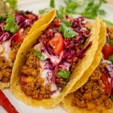 Thai Red Curry Taco with Cabbage Slaw-image