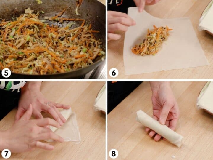 Vegetable Spring Rolls Recipe - Hot Thai Kitchen