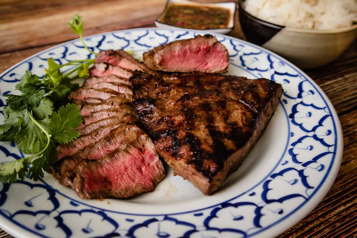 Grilled Sirloin with Shallot Soy Sauce Recipe
