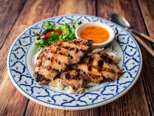 Grilled Lemongrass Chicken with Vietnamese Nuoc Cham