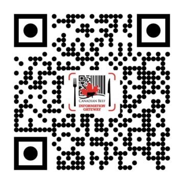 qr code for Canadian Beef Information Gateway