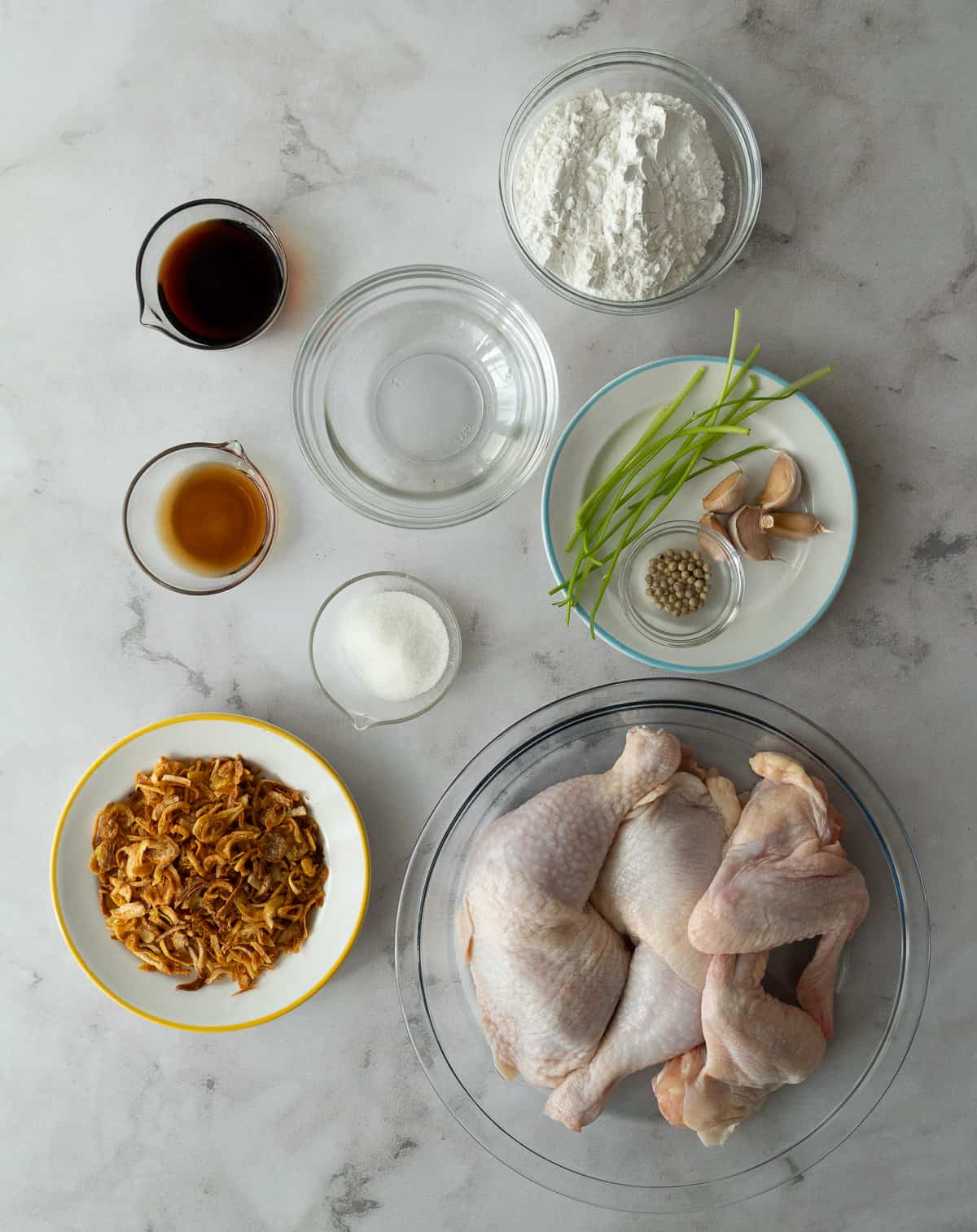 ingredients for thai fried chicken