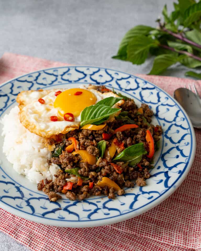 The Original Thai Holy Basil Stir Fry pad Kra Pao the-original-thai-holy-basil-stir-fry-pad-kra-pao