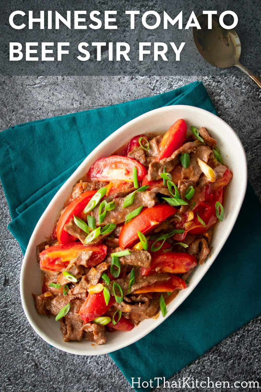 Mother-in-Law's Chinese Tomato Beef Stir Fry
