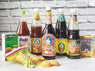 a group of Thai ingredients