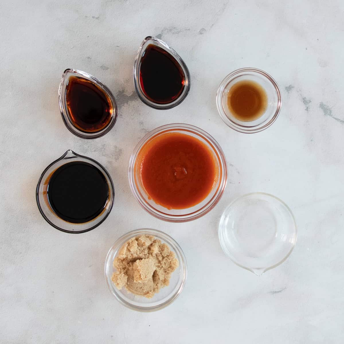 sauce ingredients for tossed noodles.