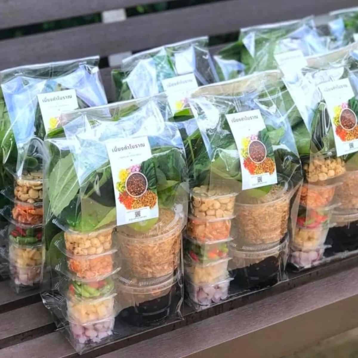 bags of miang kham kits